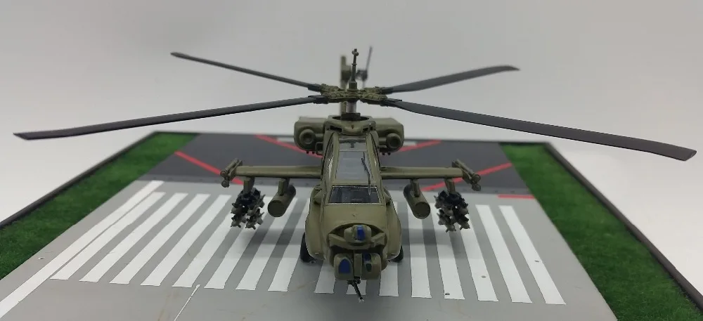 1: 72 Американский AH-64A Apache военный вертолет модель Trumpeter 37025 Коллекционная модель