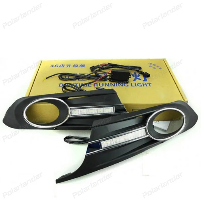 Hot selling car accessory Fog Lamp car styling white Daylight DRL for Volkswagen/Sagitar 2012