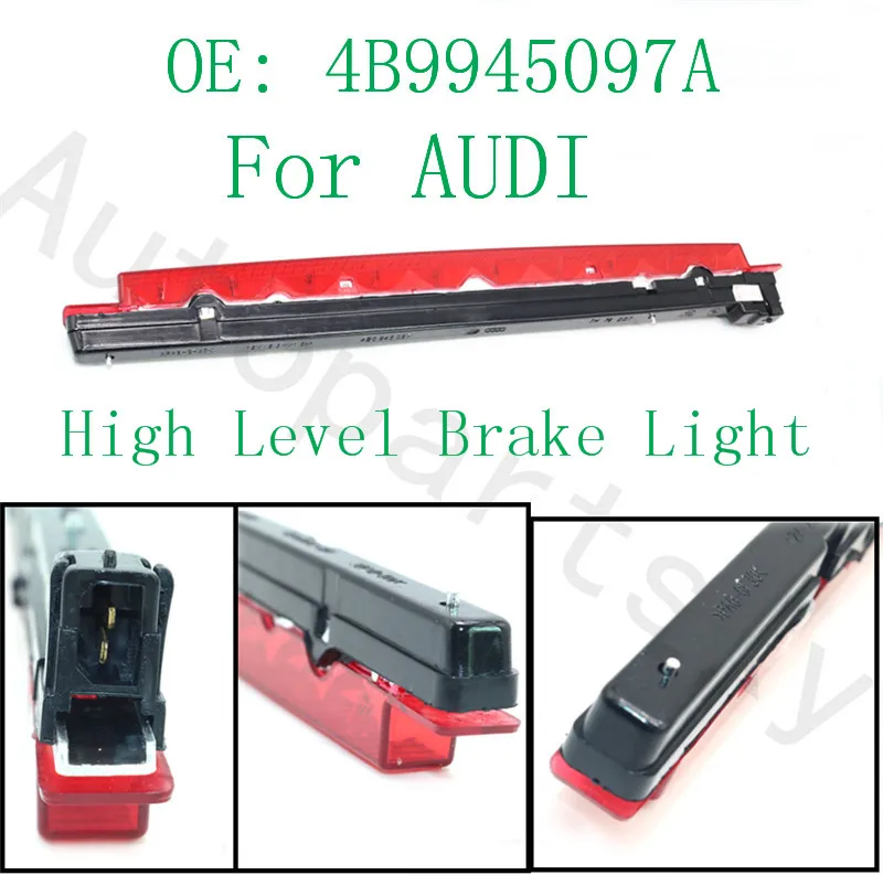 

Very Good Quality - Third Brake Light With Screw Covers For Audi A6 C5 Wagon Avant Allroad Part # 4B9945097A 4B9-945-097-A