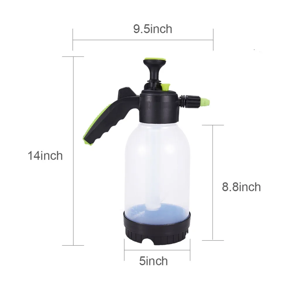 Limpeza do Carro Pulverizador de Água Pulverizador de Pressão Garrafa de Multi-purpose Regador de Jardim Pressionada para Casa Pulverizador Planta 2l Mão 8 Balde p/ carro