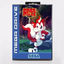 Mr Nutz 2 16 бит MD игровая карта с розничной коробкой для Sega megadrive/Genesis