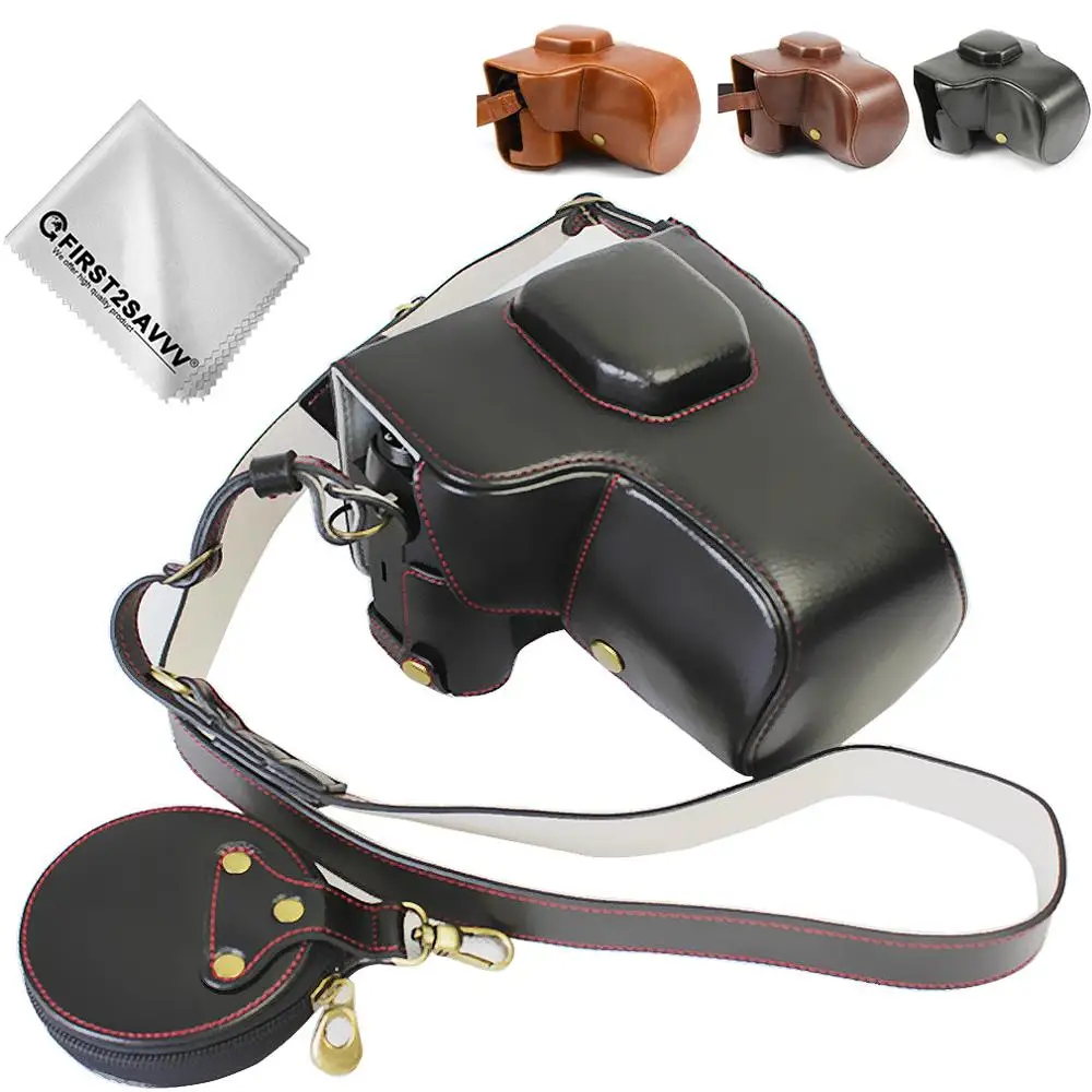 

Full Body Precise Fit PU Leather Digital Camera case Bag Cover with Strap for Fujifilm X-T2 X-T3 XT2 XT3 with 18-55mm lens