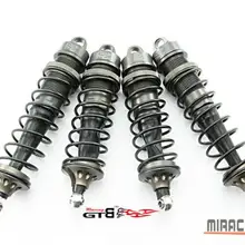 GTB 7075-T6 CNC металлический герметичность 4 шт. амортизаторы для LOSI 5IVE-T