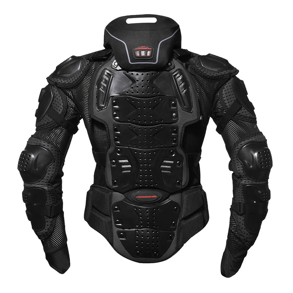 HEROBIKER, летние мотоциклетные куртки, мужские бронежилеты, Мото куртка, мотоциклетная броня, мотоциклетная куртка для мотокросса, мотоциклетная куртка с защитой шеи - Цвет: Neck Protector Armor