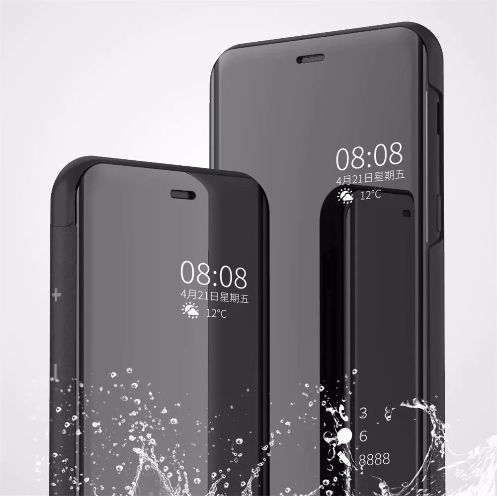 Зеркало Смарт флип чехол Подставка для samsung Galaxy note 9 8 5 J3 J4 J5 J6 J7 J8 J2 Pro премьер Max