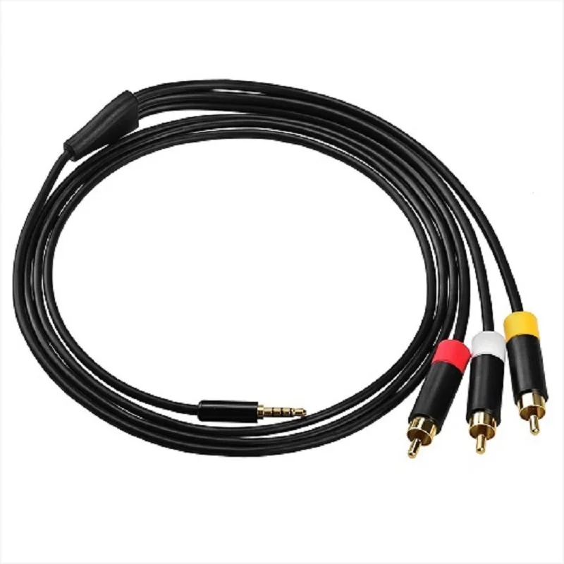 H 10pcs AV Audio Video Optical Cable Cord for Xbox 360 E Console Video