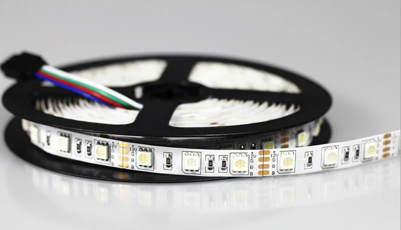 DC12V светодиодные полосы 5050 SMD 5 M 300led 60led/м холодный белый/теплый белый гибкие led
