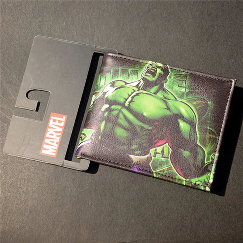 

Wholesale DC Drift Series Wallet Purse10 of super heros Punisher Hulk Iron Man Venom Flash Thor Clown Deadpool Cartoon Wallet