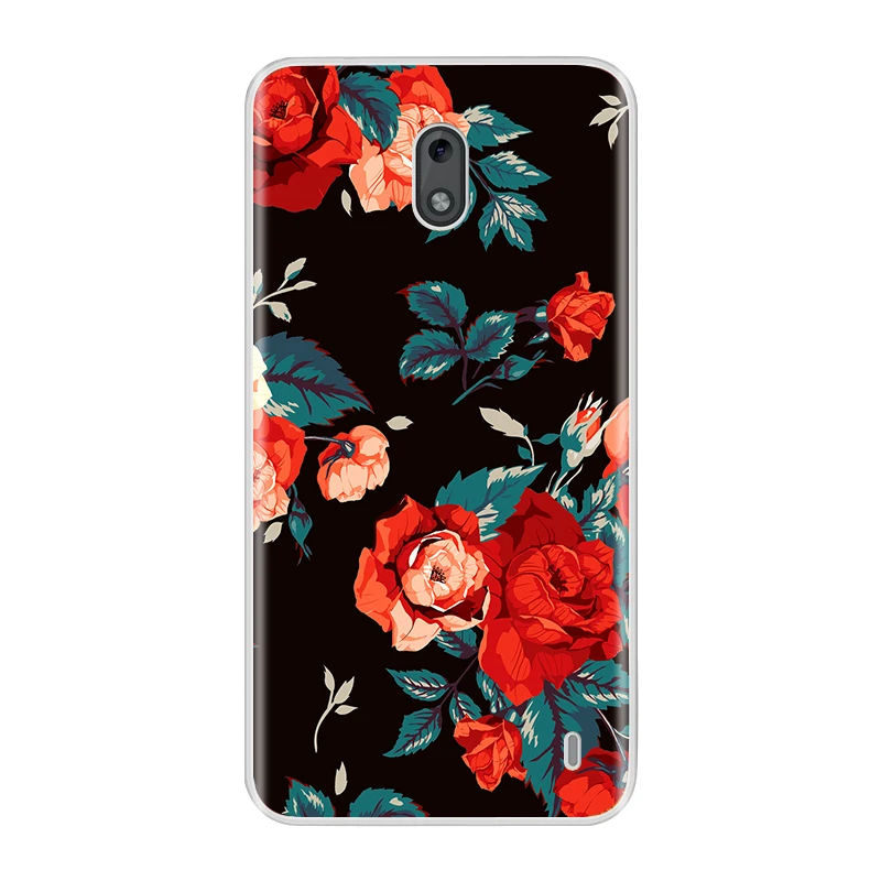 Чехол для Nokia 2 3 мягкий Силиконовый ТПУ Модный Цветной чехол накладка на заднюю
