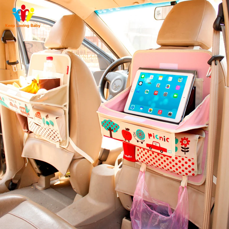 

Car Seat Bag Dining Cartoon Bear Kitty Travel essential Full Functioning Car Seat Storage Bag Baby Shopping cart seat