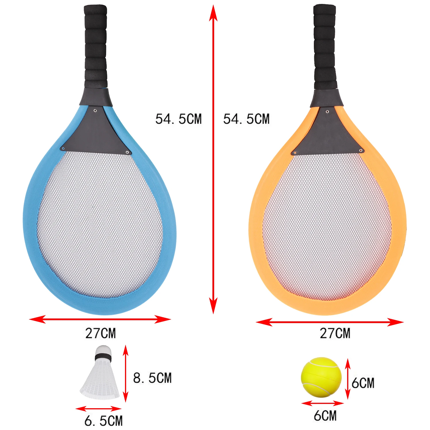2 цвета свет Вес 55*27 см 2 в 1 пляжные спортивные бадминтон теннисные ракетки набор игрушек с мячом для детей Открытый забавные игрушки
