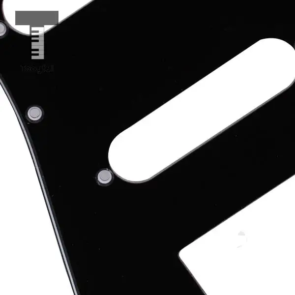 Tooyful Black Pickguard 3 Ply with 11 Screw Holes Hole For Stratocaster Syle Guitar SSH Musical Instrument Accessories 