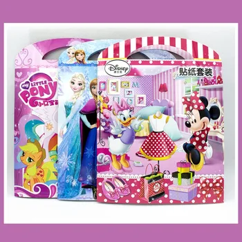 

Disney Genuine Frozen Kids DIY Handmade Sticker Set Cartoon Mickey Minnie My Little Pony Stickers
