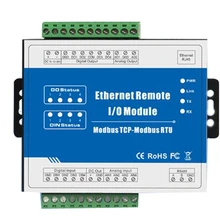 Ethernet Data Acquisition Module Modbus TCP Remote IO Supports 5 TCP Links Pulse counter 12-36V Ethernet Data Acquisition Module Modbus TCP Remote IO Supports 5 TCP Links Pulse counter 12-36V