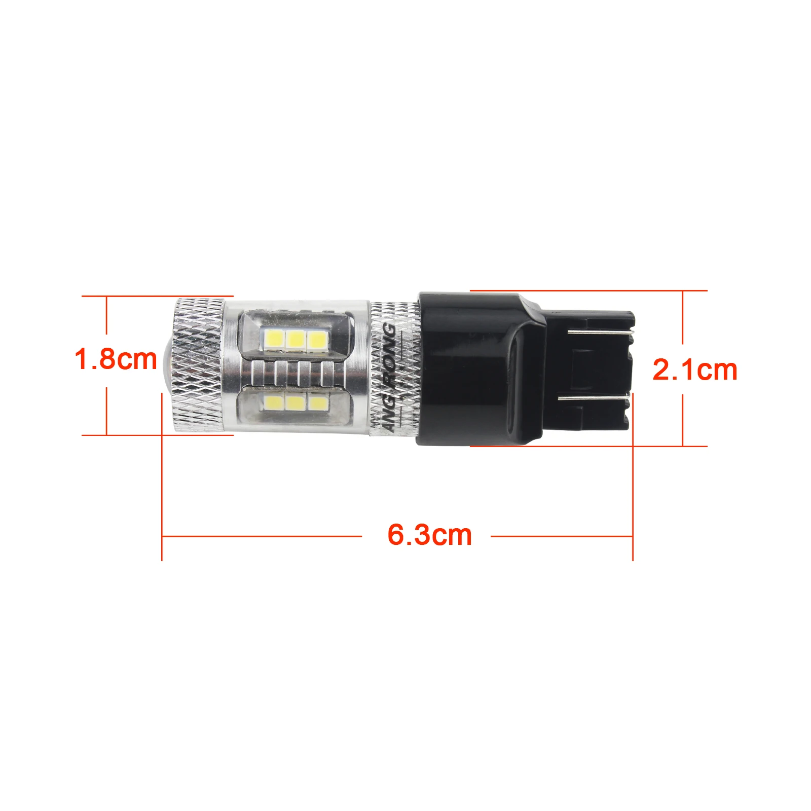 ANGRONG SAMSUNG 15 W светодиодный 7443 580 W21/5 W 582 Лампа стоп-сигнал стоп резервный свет DRL Белый