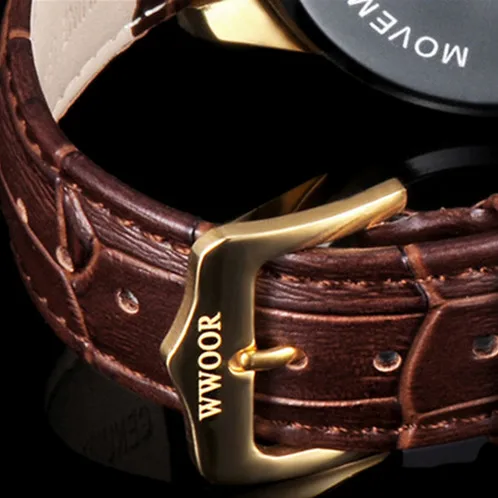 Luxury brand кожаный ремешок расчеты показывают дата мужчины Швейцарские часы