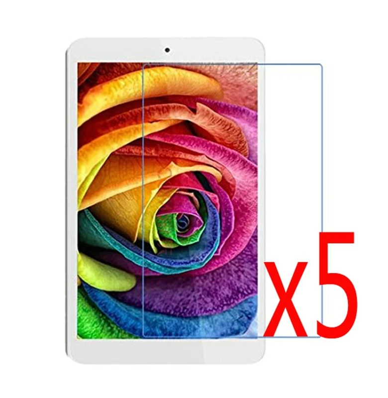 5x пленка + Ткань Премиум HD прозрачная защитная для Alcatel One Touch POP 8 Y320X P320X 8&quot |