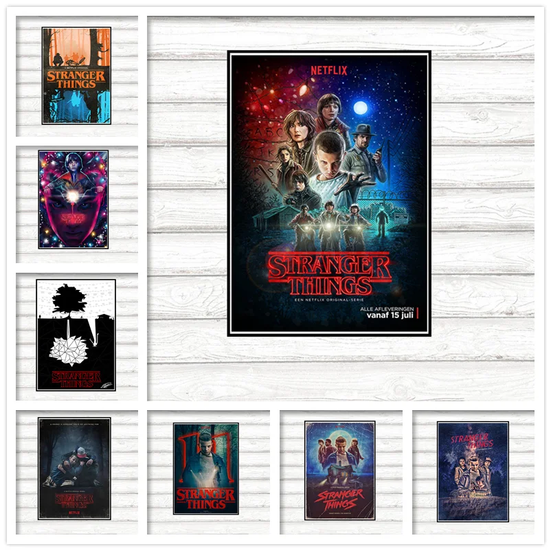 Season 2 Sci-Fi Stranger Things Horror coated paper Poster Decorative Wall Paper Posters Home Decor Gift | Дом и сад