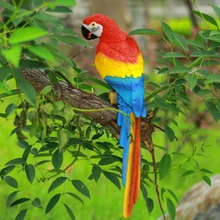 1 шт. творческий искусственные кораблей смолаы милые животные попугай птицы игрушки и хобби действий и игрушечные фигурки