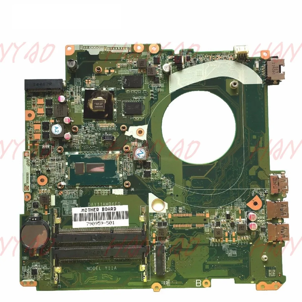 790959-501 ل HP 17-F M7-K 17-P اللوحة المحمول DAY11AMB6E0 i7 وحدة المعالجة المركزية 840 M 2 GB اللوحة