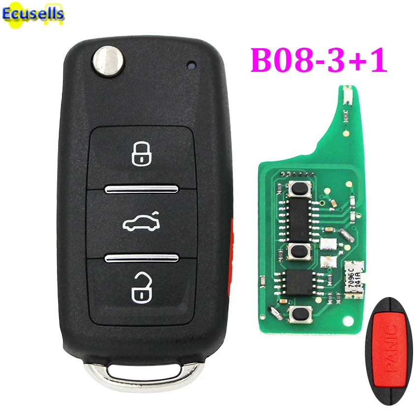 

B08-3+1 universal B series remote control for KD200/KD300/KD900/URG200/mini KD/KD-X2 generate new remote keys