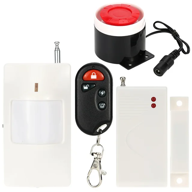 

Home Security burglar Alarm System 110DB Siren Horn Loudly Speaker PIR Sensor for garage and warehouse and home alarm system