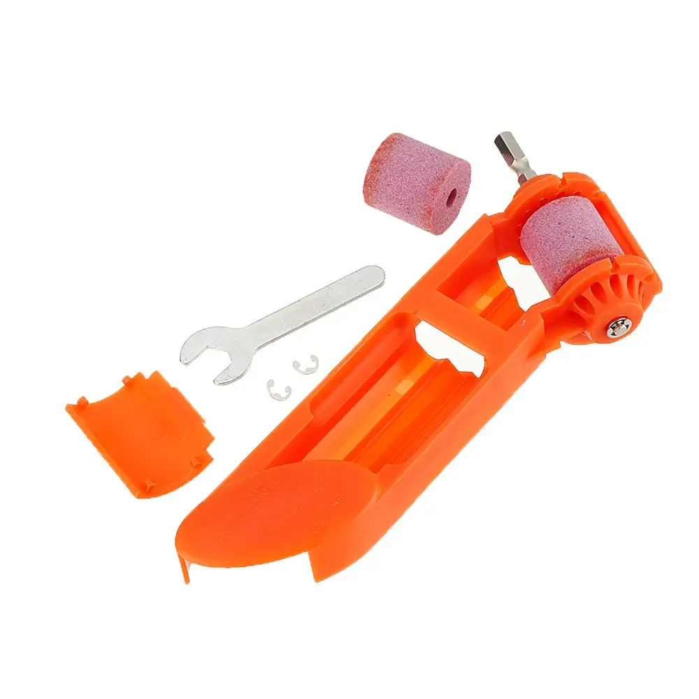 

2--12.5mm Drill Bit Sharpener Portable Corundum Grinding Wheel Drill Grinding Machine for Electric Drill with Extra Stone