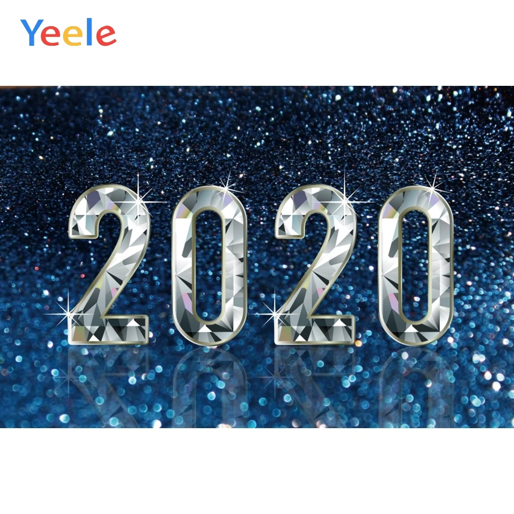 

Yeele 2020 New Year Bokeh Light Glitter Family Party Photography Backdrop Personalized Photographic Backgrounds For Photo Studio