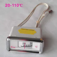 20-110 Celsius thermometer for water boiler or heater pointer type no power supply needed