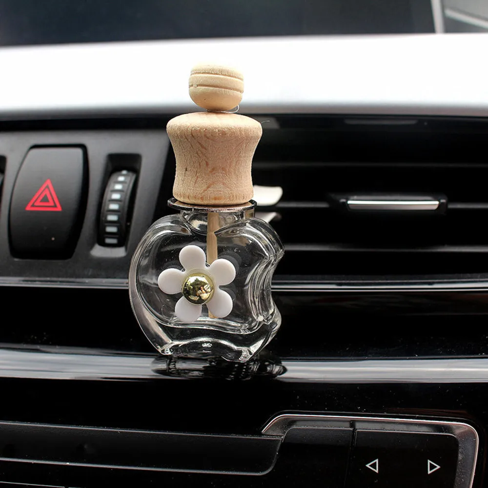 kongyide Car Perfume Bottle Perfume Diffuser Empty Bottle Automobile air conditioner perfume clip Car Decor Air Freshener