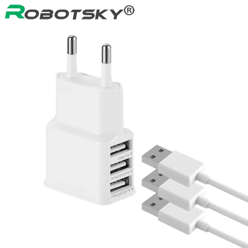 3 Ports Fast USB Charger Adapter for iPhone X 8 7 6s Plus 5 5s 4 iPad 2A Phone Charging Travel Adapter For Samsung S8 for Xiaomi 3 Ports Fast USB Charger Adapter for iPhone X 8 7 6s Plus 5 5s 4 iPad 2A Phone Charging Travel Adapter For Samsung S8 for Xiaomi