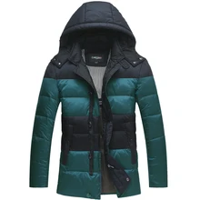 Мужская зимняя куртка на утином пуху, теплое пуховое пальто с капюшоном, отстегивающееся для мужчин, 5637 Избранное