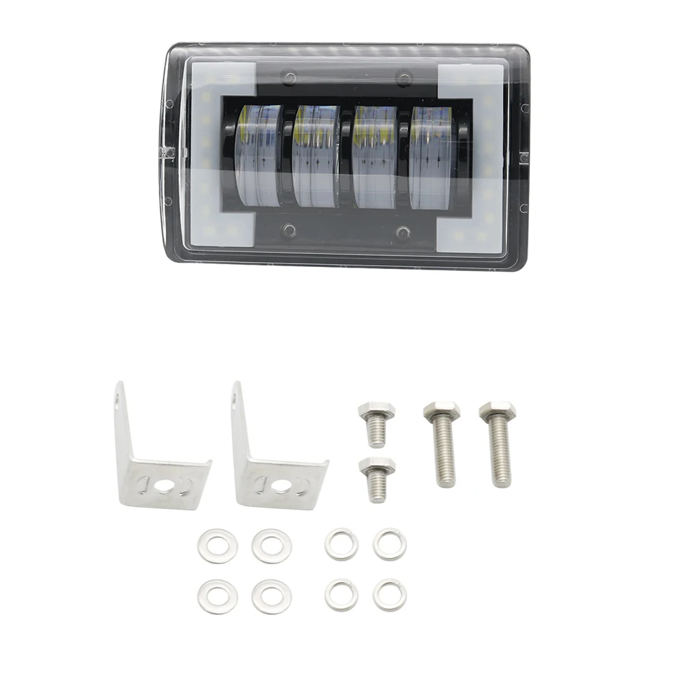 Black 24W LED Work Light LED Bar Light DRL Indicator Lamp for Tractor Boat Off Road 4WD 4x4 Truck SUV ATV (16)