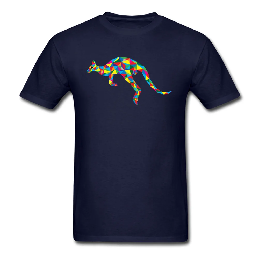 Geometric Kangaroo_navy