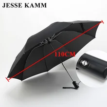 JESSEKAMM обратный дизайн полностью автоматический Ветрозащитный авто открыть закрыть Ветрозащитный дождь стекловолокно компактный Прямая поставка зонтик