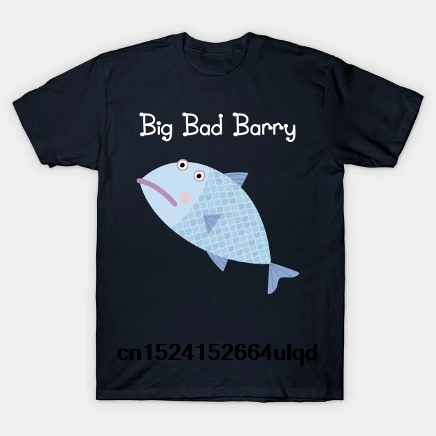 

100% Cotton O-neck Custom Printed Tshirt Men T shirt Big Bad Barry - Nick Jr Women T-Shirt