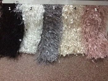 

5 colours embroidered French lace fabric New bridal lace fabric wholesale african french lace fabric