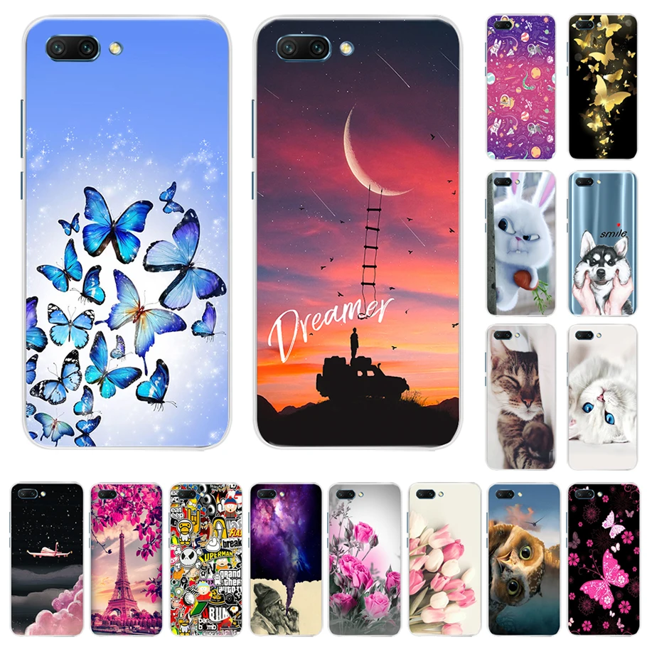 Силиконовый мягкий чехол для телефона Huawei Honor 10 глобальная защита 360 |