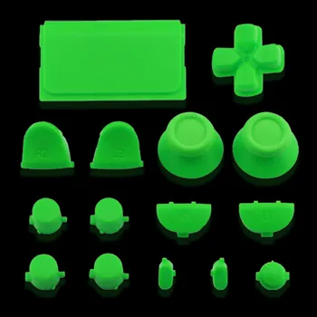 

Full Thumbstick Buttons Set for Sony PS4 Playstation4 Controller Replacement Parts Glow Handle Shell Button Full Set Of Luminous