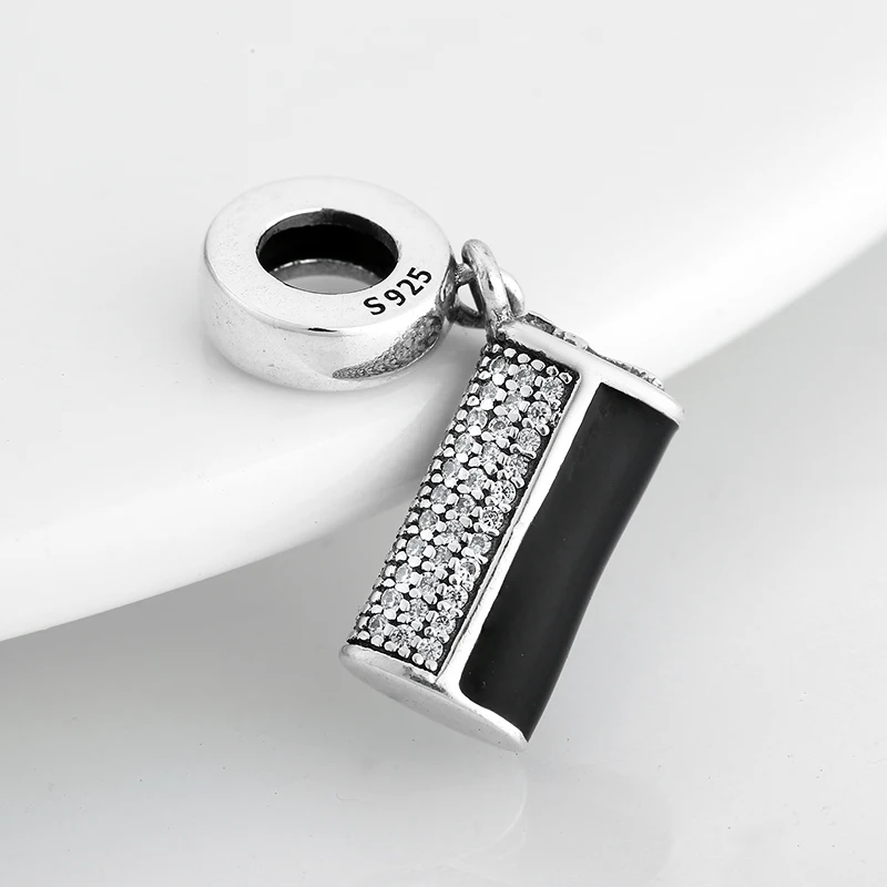 Женская сумочка CZ подвески 925 пробы Серебряный клатч Подвески подходят к оригинальному браслету Pandora ожерелье DIY Изготовление ювелирных изделий