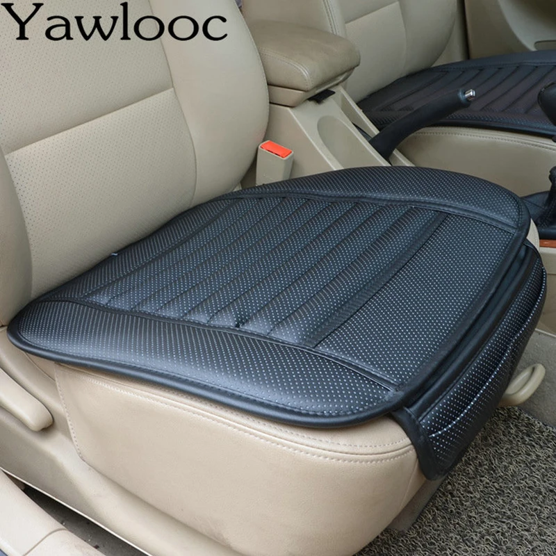 Car Styling Seat Cover Four Seasons Leather Bamboo Charcoal For Auto
