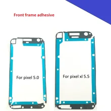 2 шт./лот, клейкая наклейка на переднюю рамку для Google Pixel, Pixel XL, Pixel 2, Pixel 2 XL, запасные части для телефона
