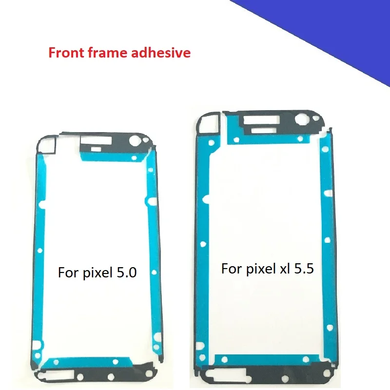 

2pcs/ lot Front Frame Housing Bezel Adhesive Sticker for Google Pixel, Pixel XL, Pixel 2, Pixel 2 XL Phone Replacement Parts