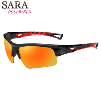 

SARA Sunglasses women Goggle Polarized Sports sunglasses men UV400