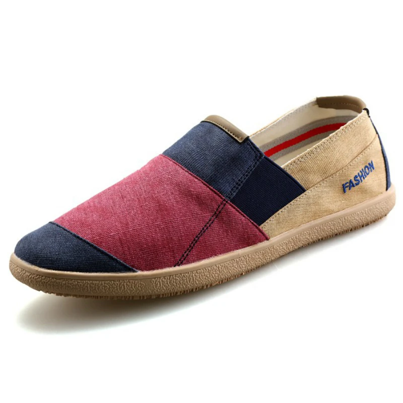 2018 Men Non Leather Canvas Casual Shoes Man Fisherman Shoes Fashion