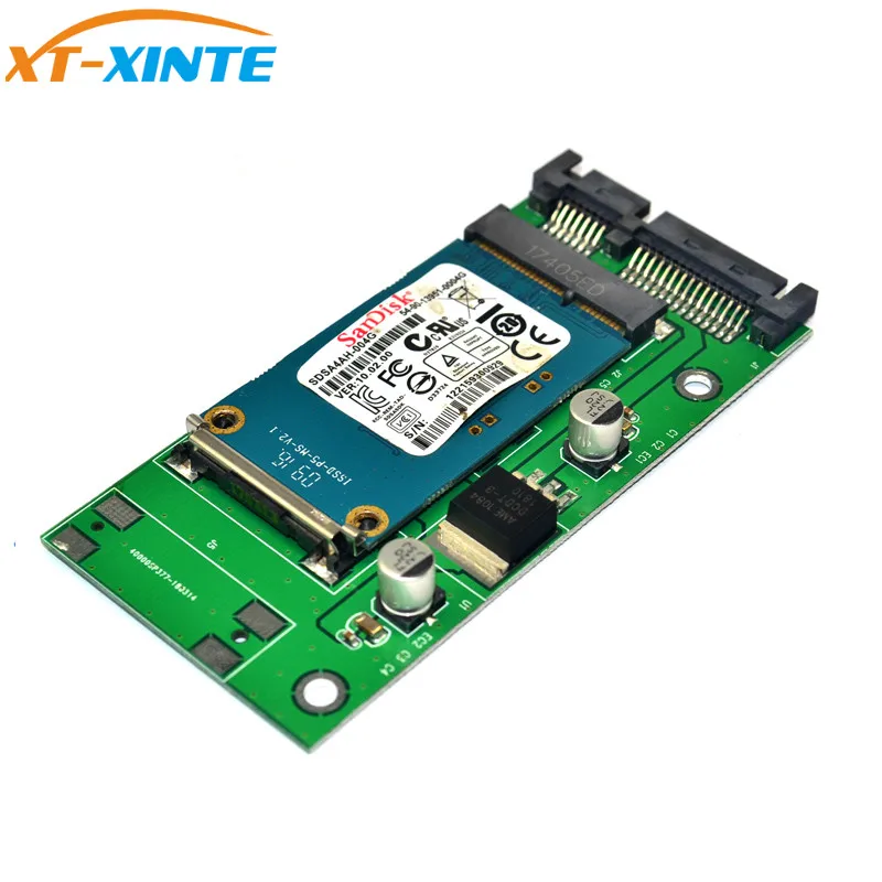 XT-XINTE высокое качество мини PCI-E mSATA SSD до 2,5 дюймов SATA 3,0 22PIN 7+ 15Pin адаптер конвертер карты Модуль платы