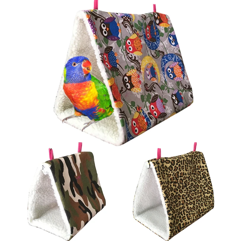 Разноцветный мягкий плюшевый гамак-попугай удобный попугай Budgie зимняя теплая