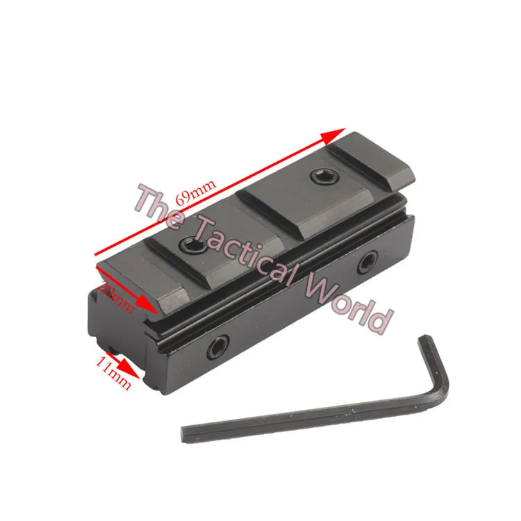 11mm-to-20mm-Weaver-Rail-Scope-Mount-Rifle-Base-Adapter-Converter-Hunting-Caze-Accessories-Black