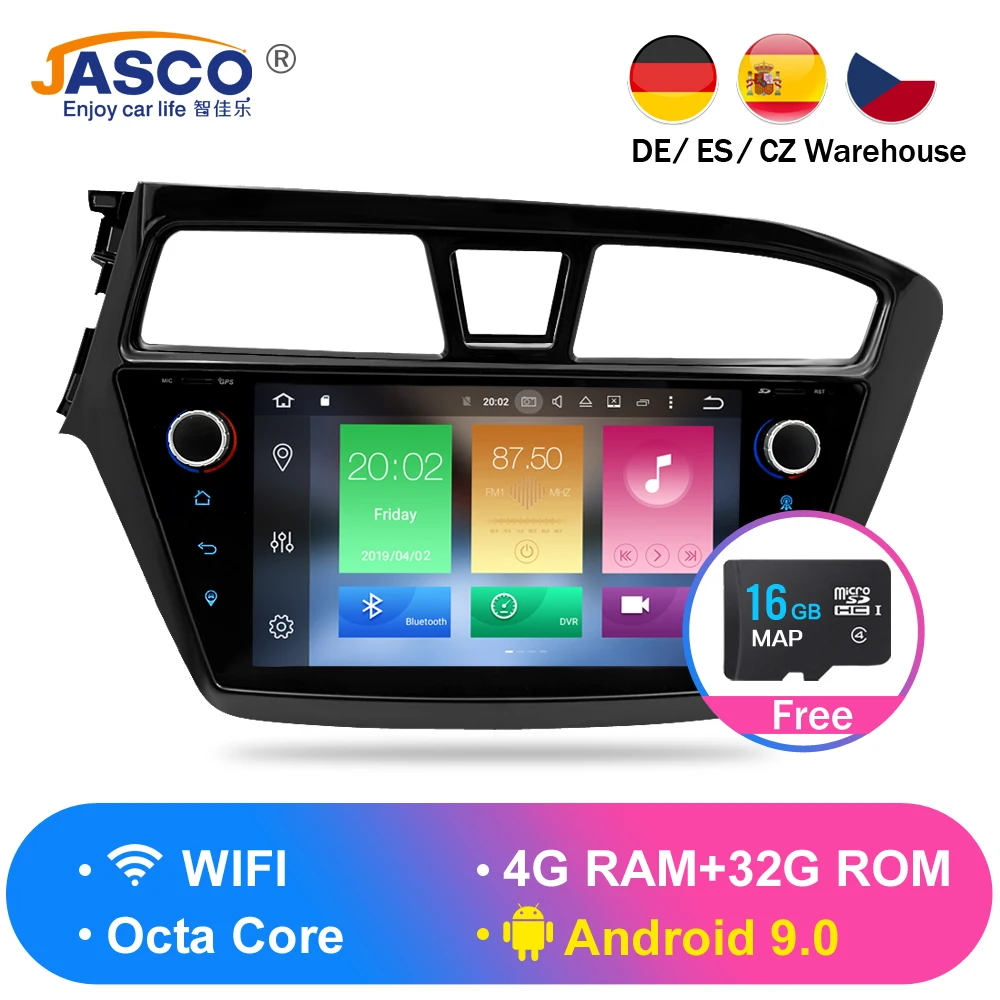 

Android 9.0 Car DVD Stereo Multimedia Headunit For HYUNDAI I20 2015 Auto PC Radio GPS Navigation Video Audio 4G RAM