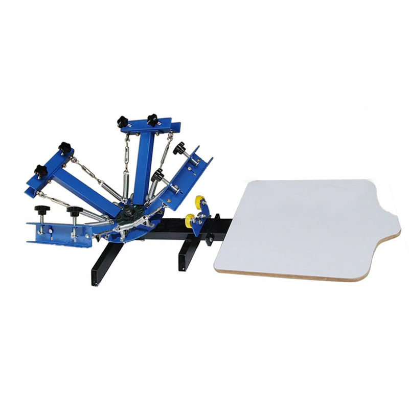 4 Farbe 1 Station Siebdruck Maschine T-Shirt Drucker Presse Ausrüstung cool 4 Farbe 1 Station Siebdruck Maschine T-Shirt Drucker Presse Ausrüstung cool